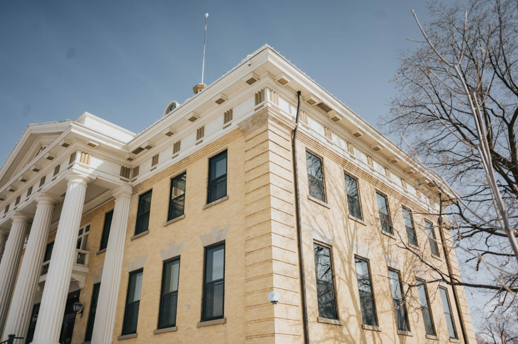 Exterior of a courthouse in Austin