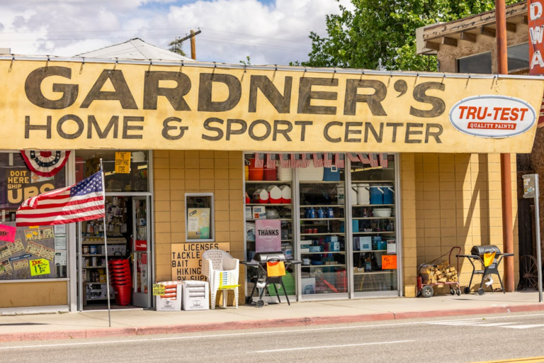 Independent storefront on a Texas main street