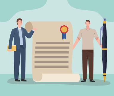 Attorney and client reviewing documents for power of attorney planning in Texas