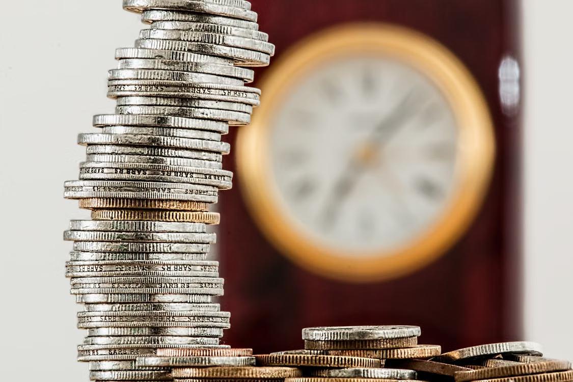 An image of stacked coins