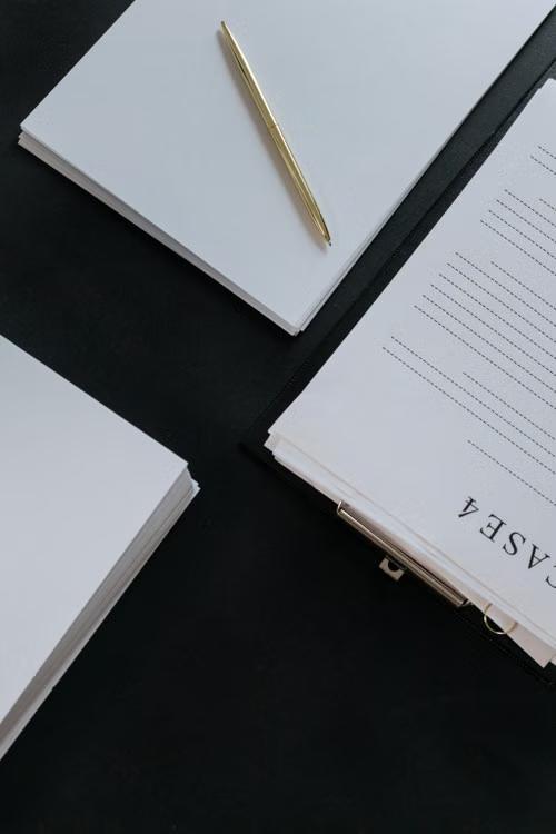 Close-up of estate planning documents for incapacity planning in Texas